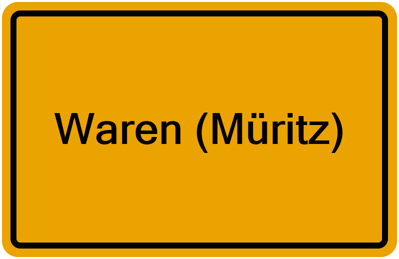 Handelsregisterauszug Waren (Müritz)